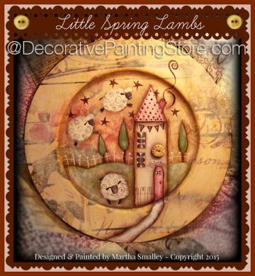 Little Spring Lambs ePattern - Martha Smalley - PDF DOWNLOAD